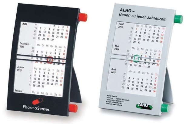 Werbeartikel Kalender. Ein Werbegeschenk mit täglicher Präsenz.