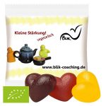 Werbeartikel Bio-Fruchtgummi Herzen - www.werbung-schenken.de